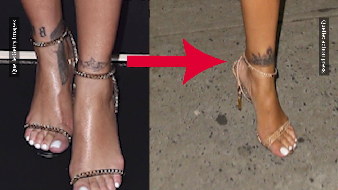 Rihanna übersticht Partnertattoo