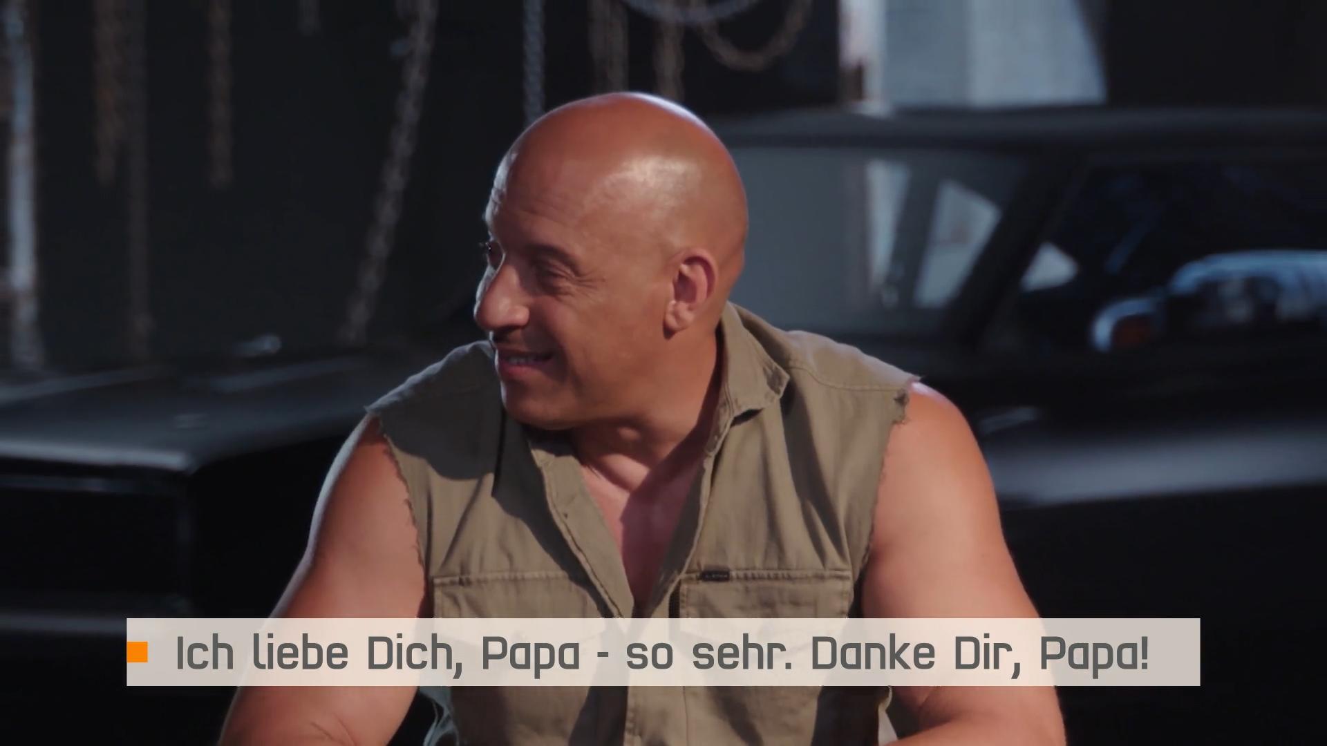 Vin Diesel hat ein weiches Papa-Herz