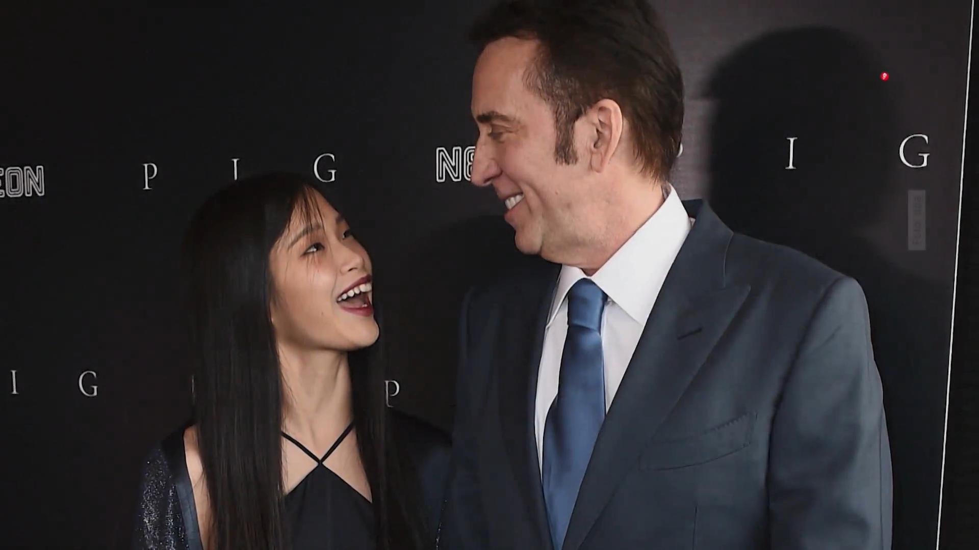 Nicolas Cage und 5. Ehefrau feiern Red-Carpet-Premiere