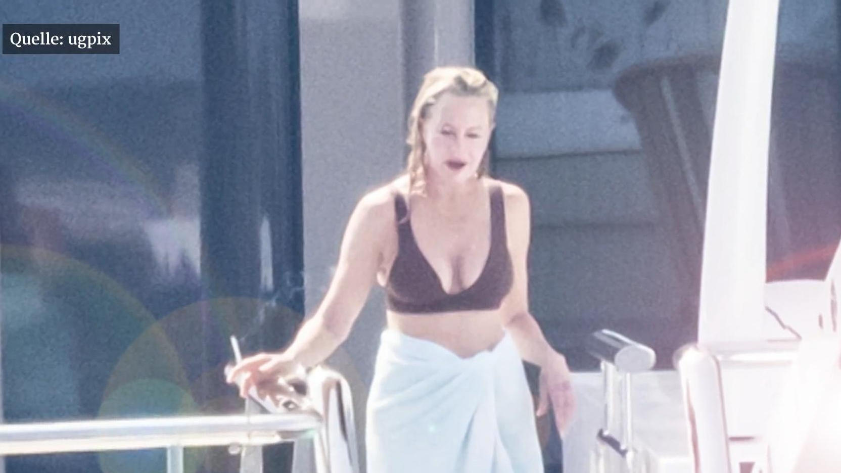 63-jährige Melanie Griffith im sexy Bikini
