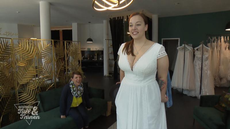 Natalie staunt nicht schlecht über sich selbst