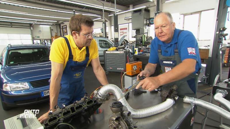 VW Passat beim Arztbesuch