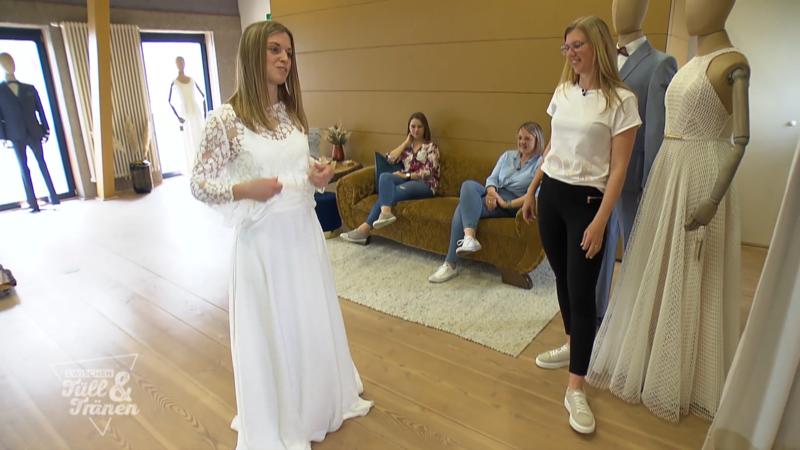 Braut Katharina möchte ihr Kleid weitertragen
