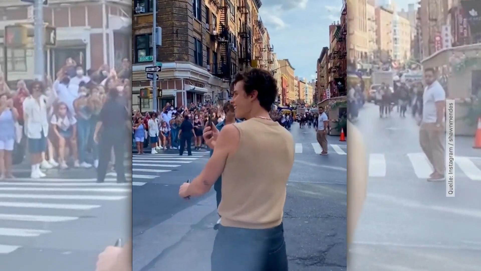 Shawn Mendes sorgt für Fanansturm in New York