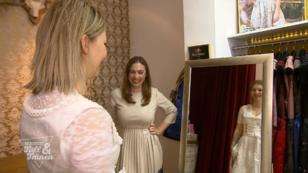 Ein Dirndl für Punker-Braut Nadine