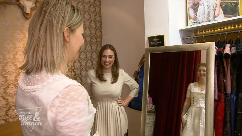 Ein Dirndl für Punker-Braut Nadine