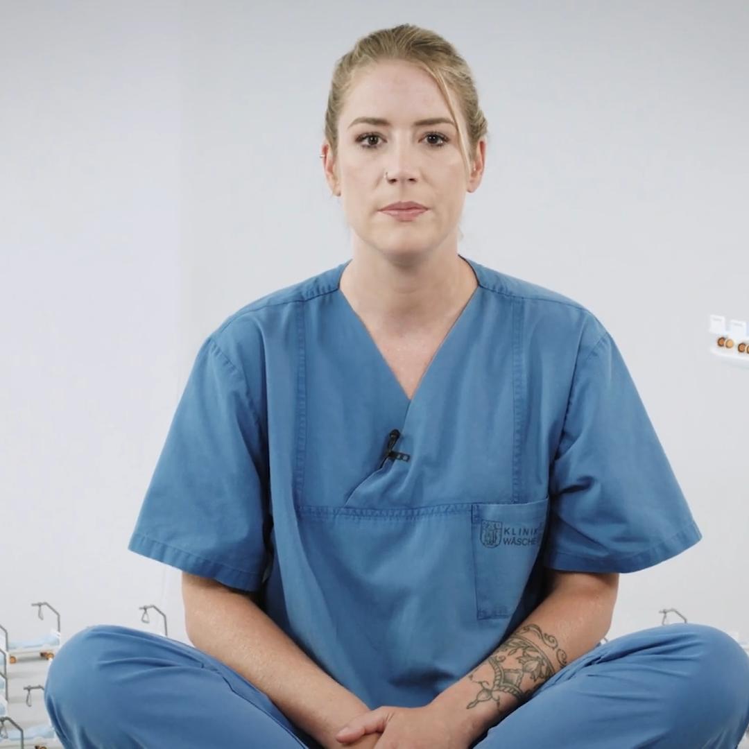 Die Krankenpflegerin fordert mehr Gerechtigkeit
