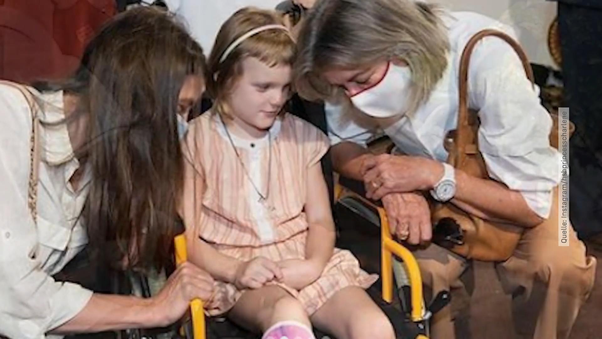 Charlène von Monaco: Ihre Tochter Gabriella im Rollstuhl