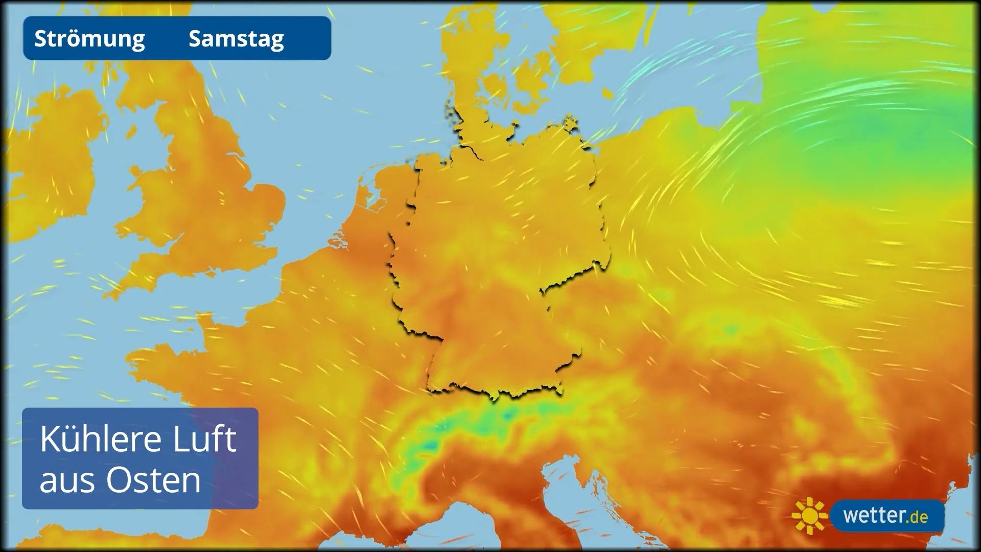 Kühle Herbstluft, lokale Gewitter beim Wetter am Wochenende