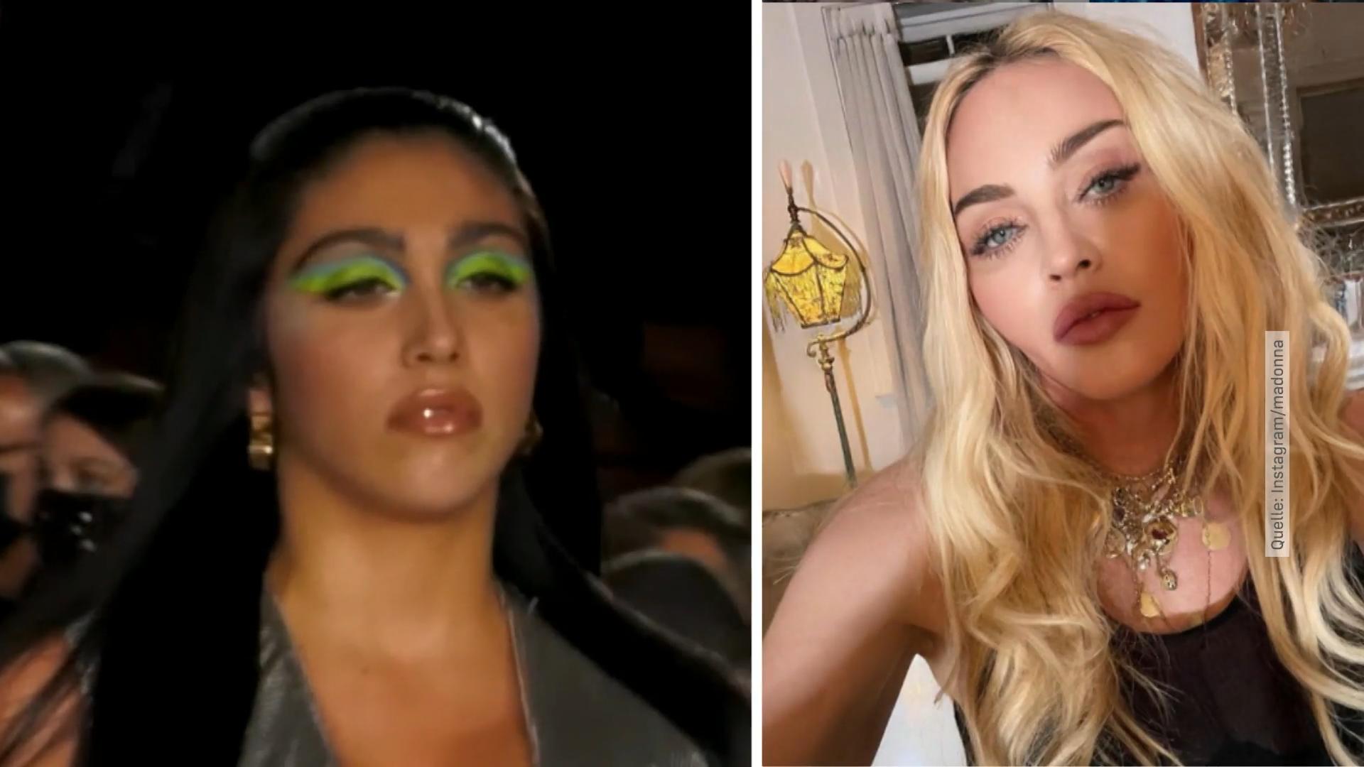 Lourdes sieht auf der Fashion Week wie Madonna aus