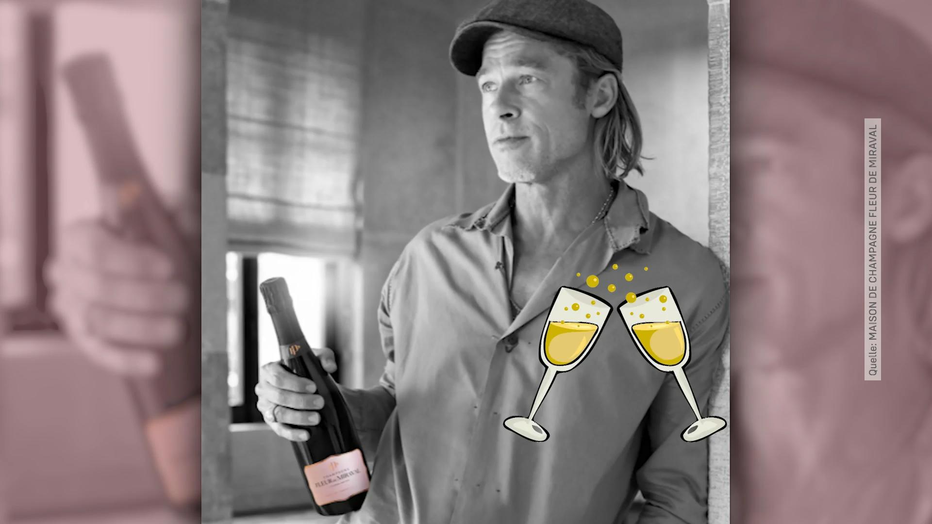 Brad Pitt vertreibt jetzt auch Champagner
