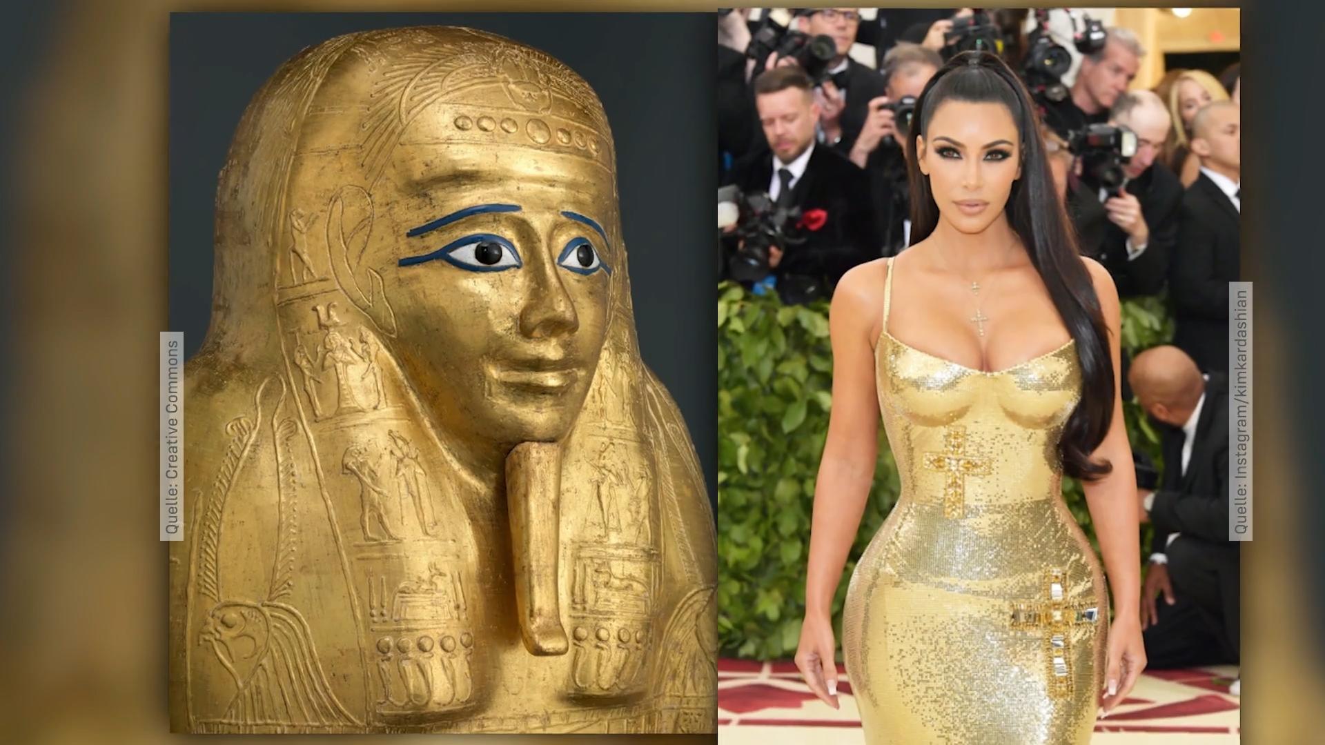 Kim Kardashians Kleid löst Sarg-Verbrechen!