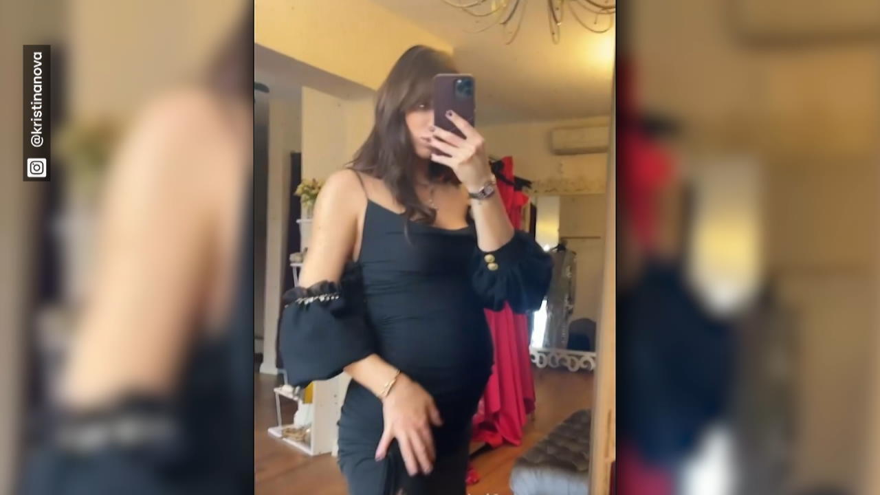 Liliana Matthäus zeigt ihren Babybauch