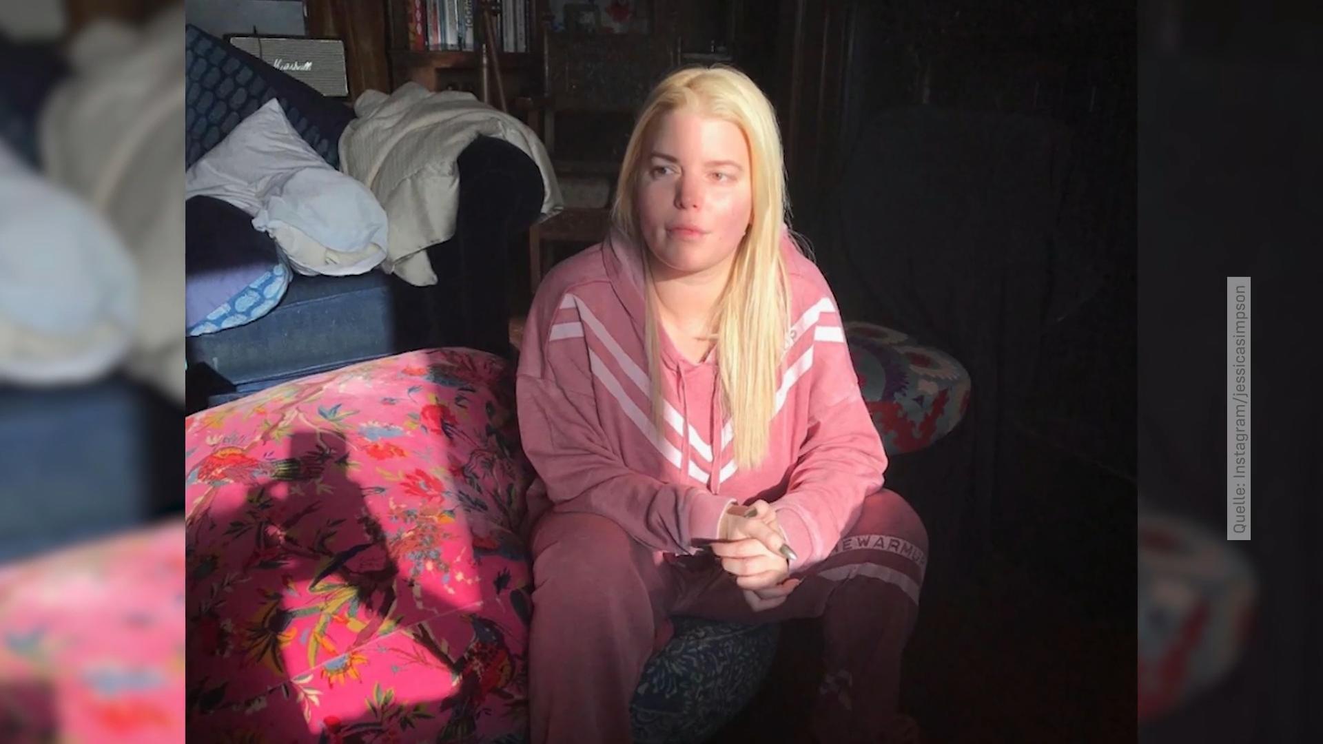 Jessica Simpson erinnert mit Schockfoto an Alkoholsucht