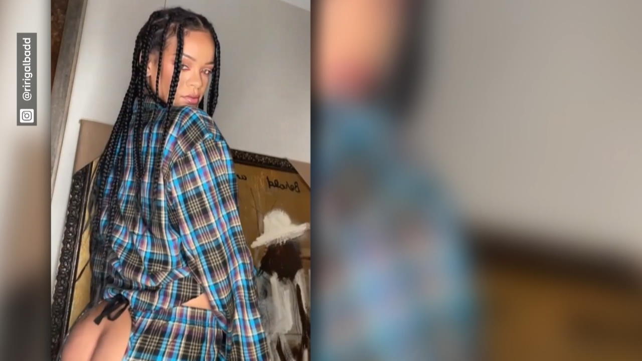 Rihanna zeigt ihren Hintern