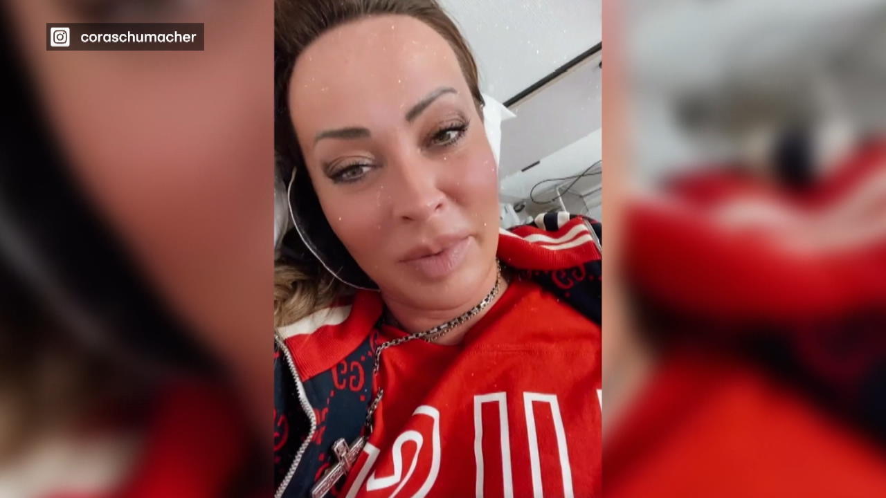 Cora Schumacher ist im Krankenhaus