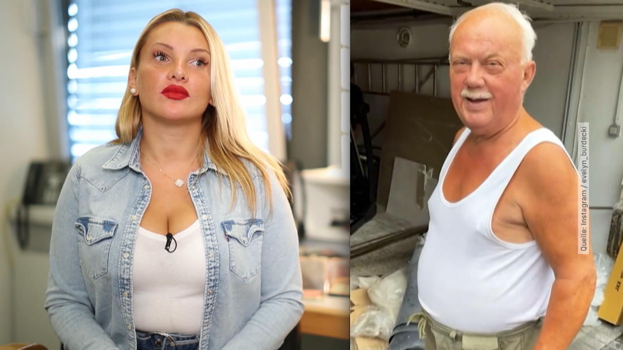 Evelyn Burdecki weint um ihren Vater