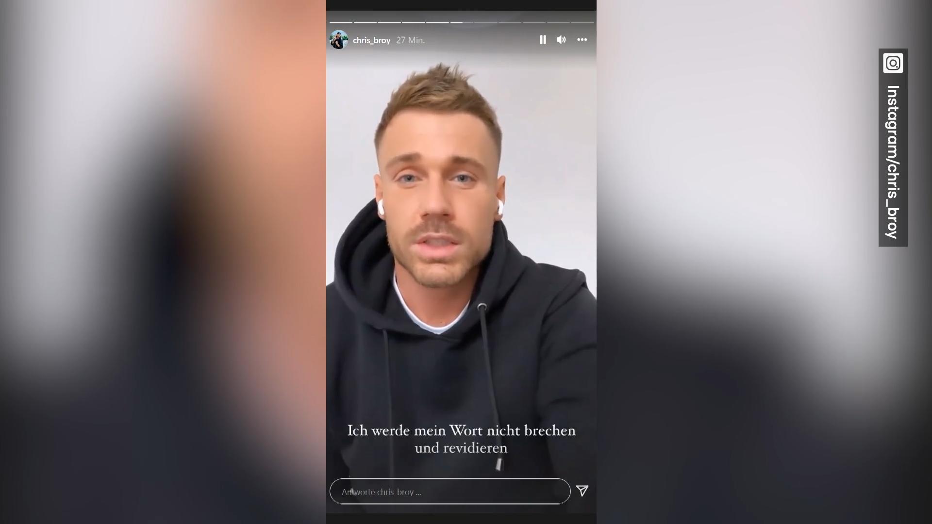 Chris Broy nimmt Stellung zu Evas Entscheidung