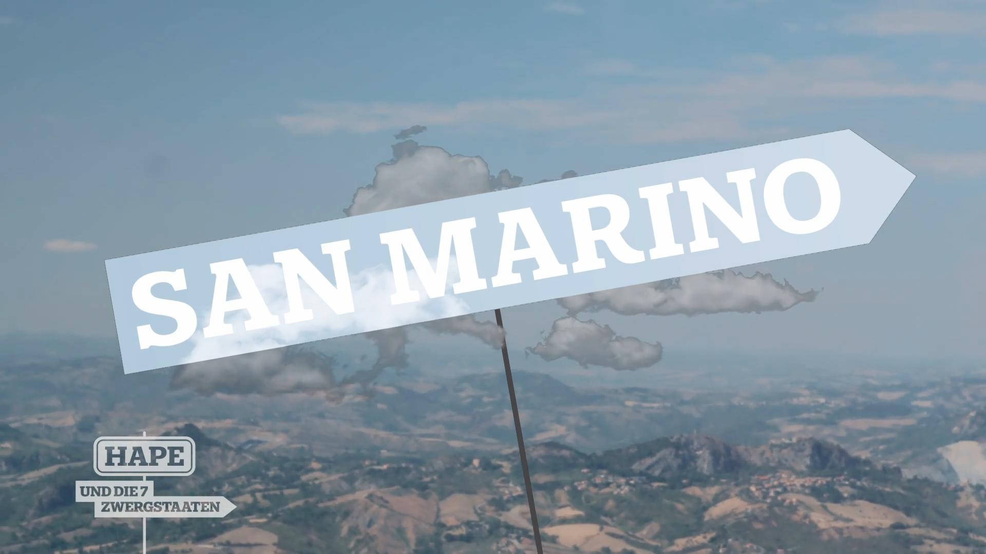 Hape nimmt uns nach San Marino mit