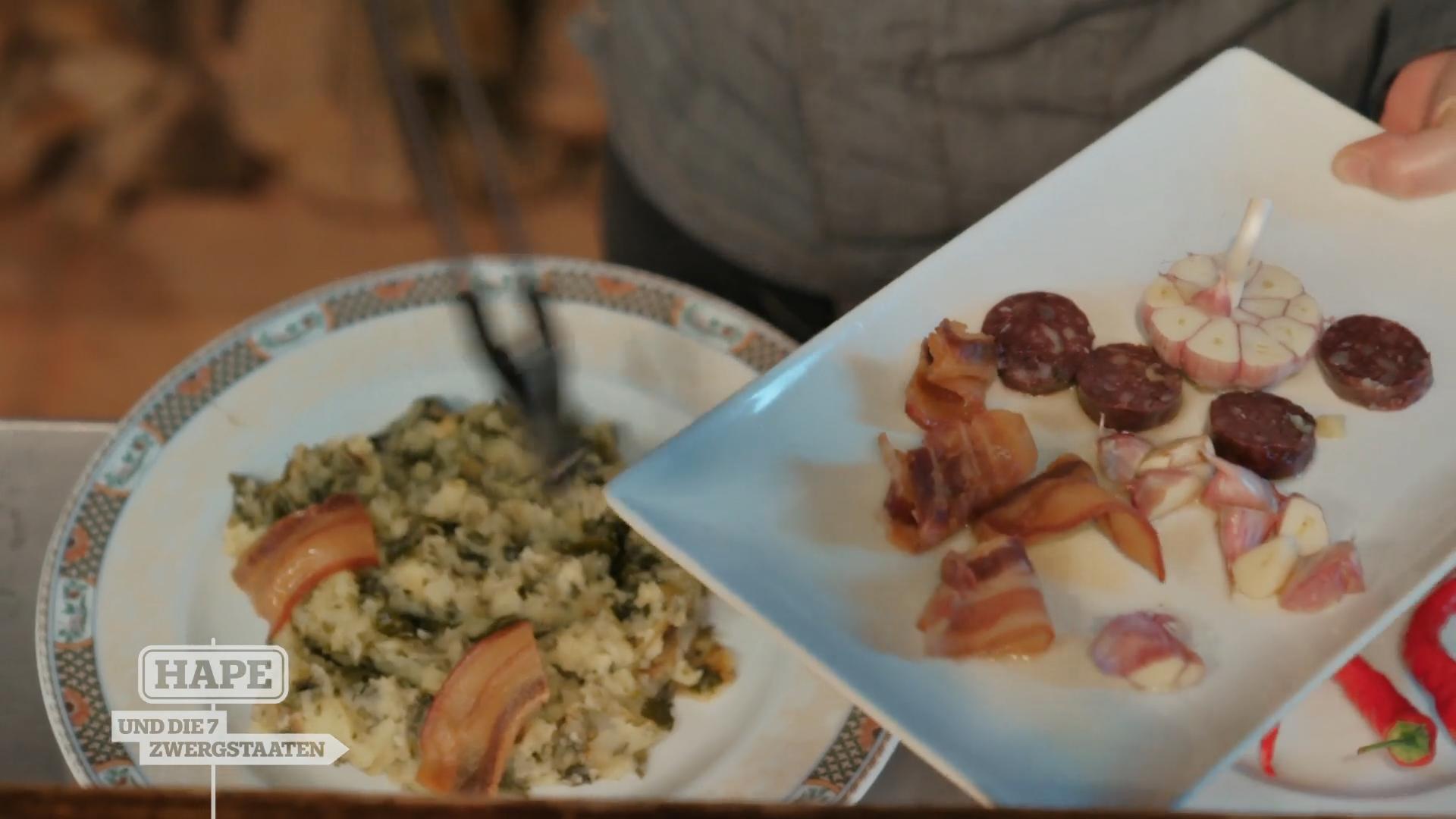 Hape lernt die traditionellen Gerichte in Andorra kennen