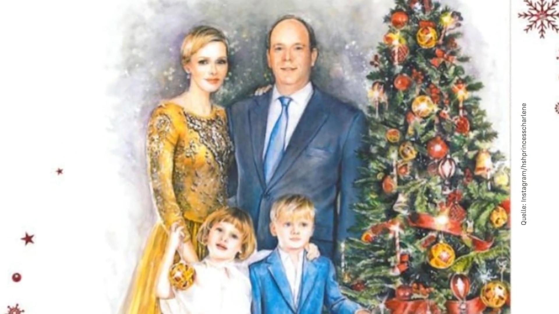 Fürstin Charlène veröffentlicht besondere Weihnachtskarte