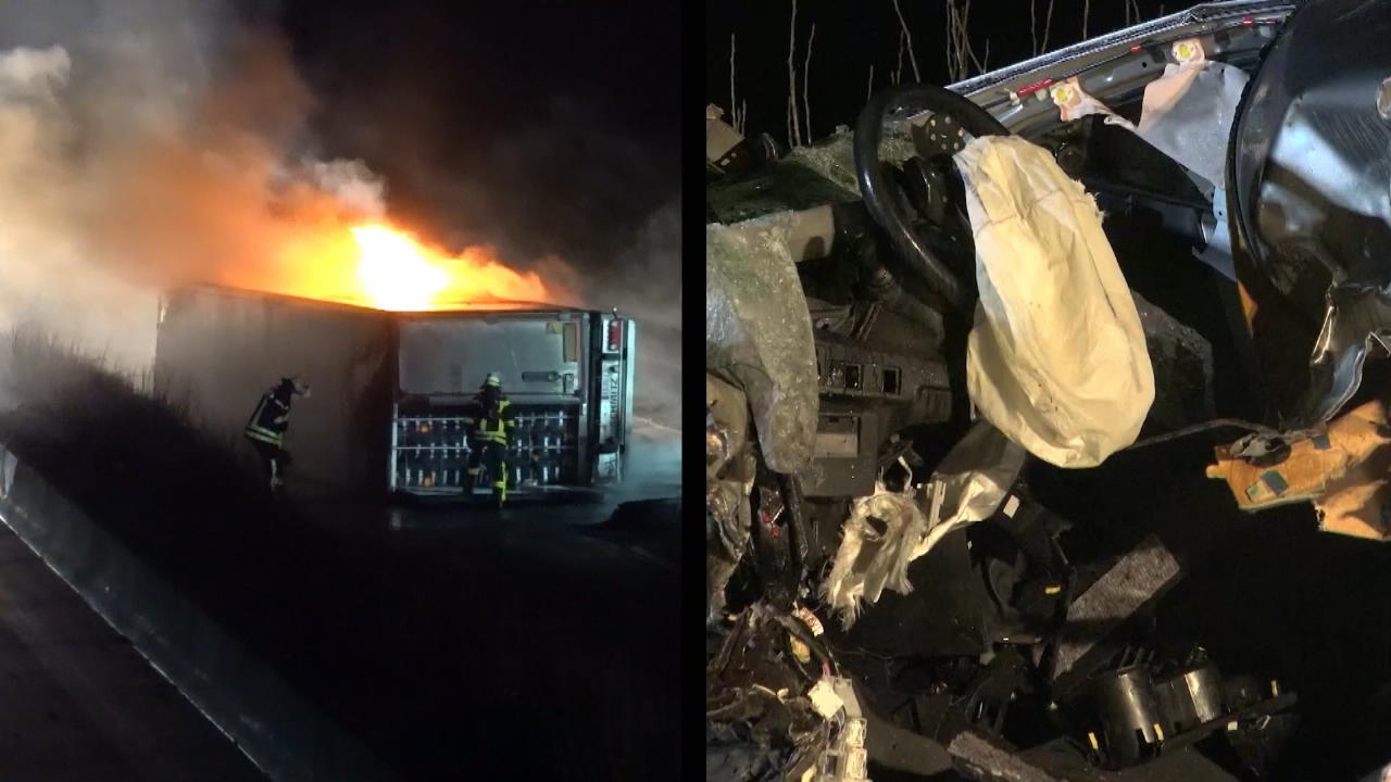 Geisterfahrer verursacht Unfall auf Autobahn