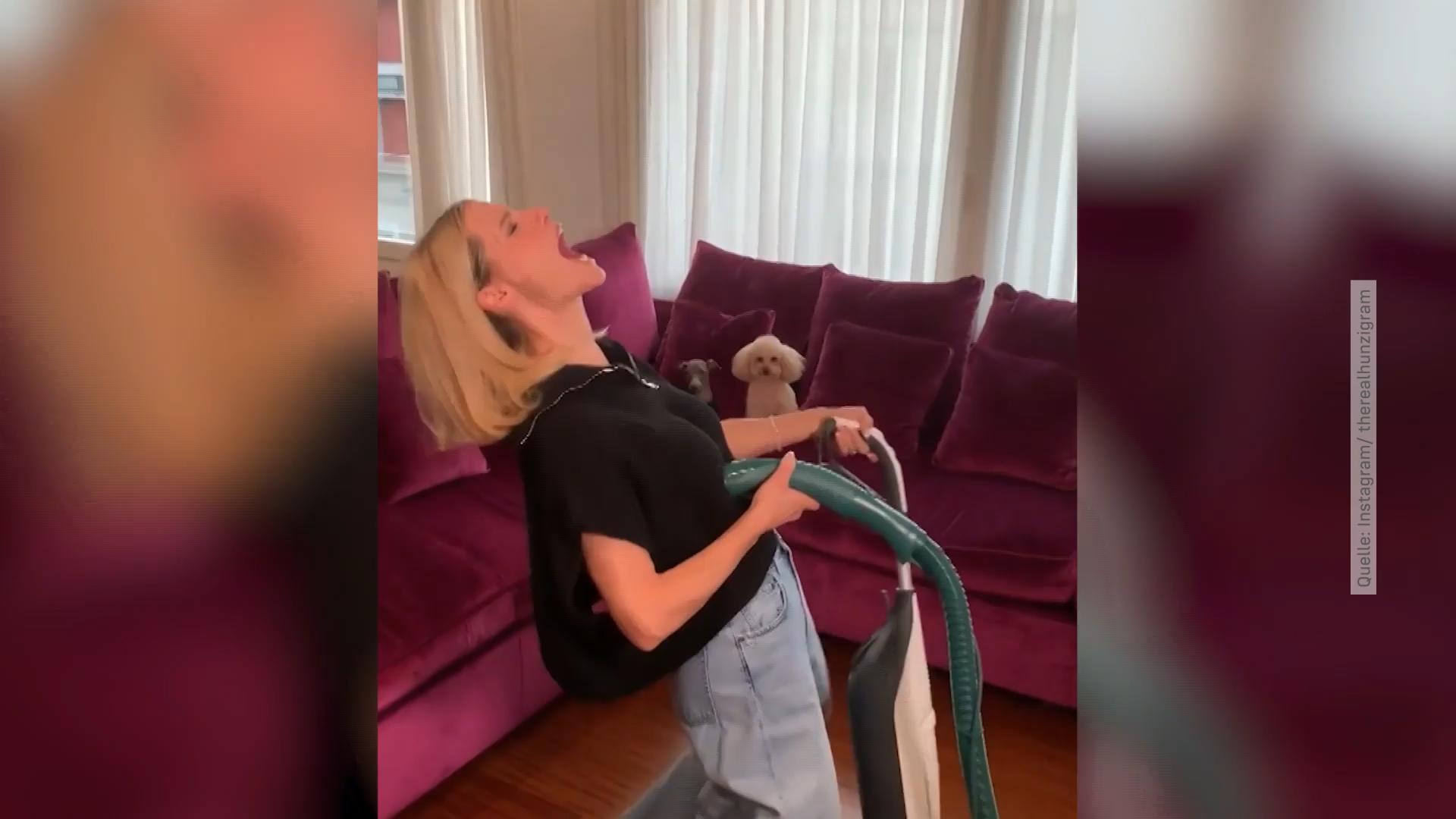 Michelle Hunziker "stirbt" und ihre Hunde tun nichts