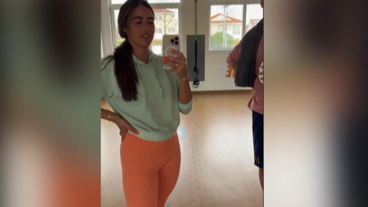 Erster Sport für Sarah Engels nach der Geburt!