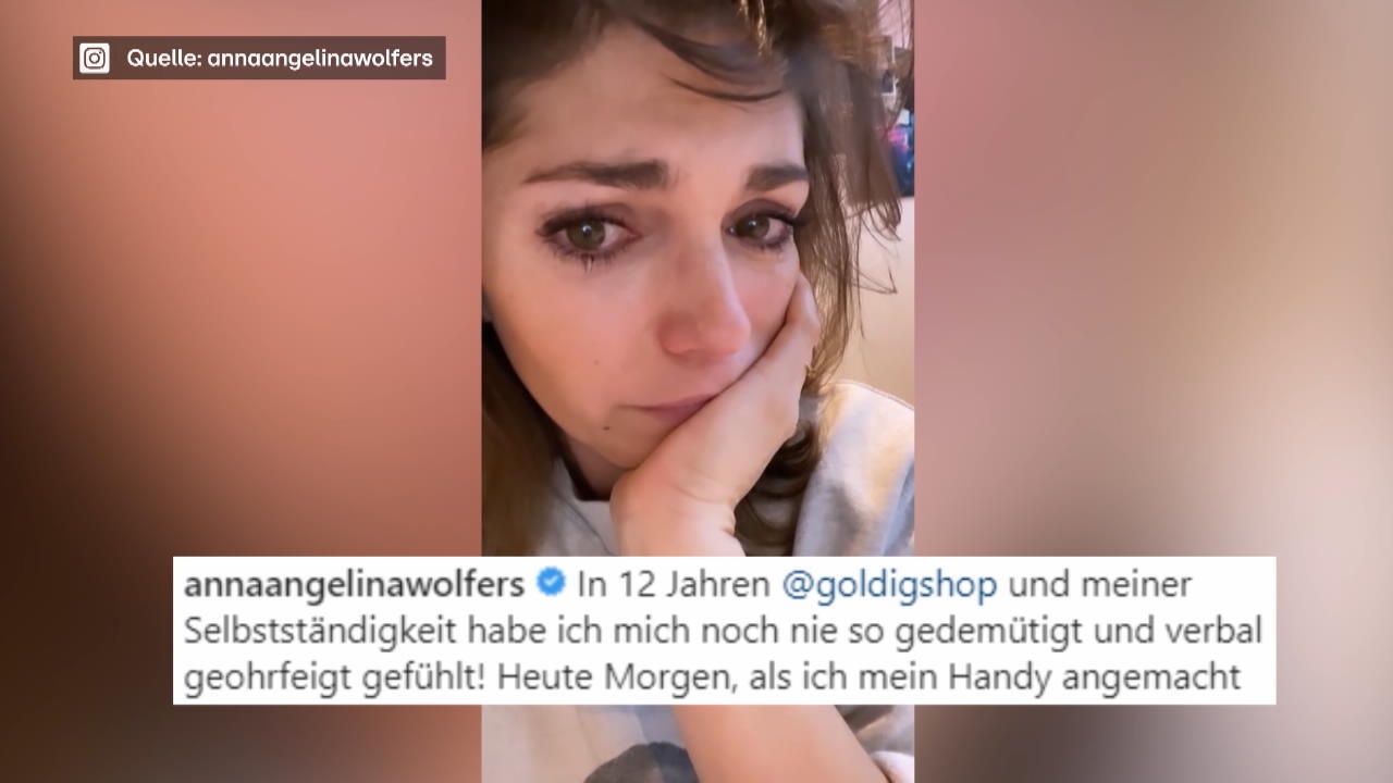 Anna Angelina Wolfers wird Opfer eines fiesen Farb-Anschlags