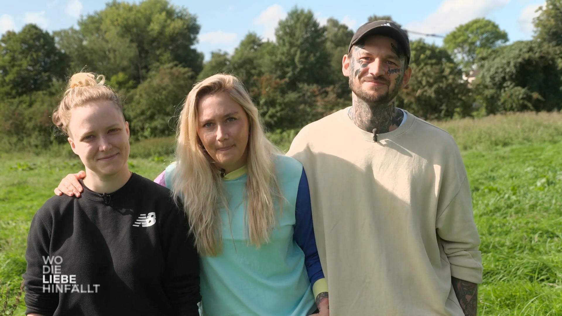 Lui, Saskia und Marcin sind ein Trärchen