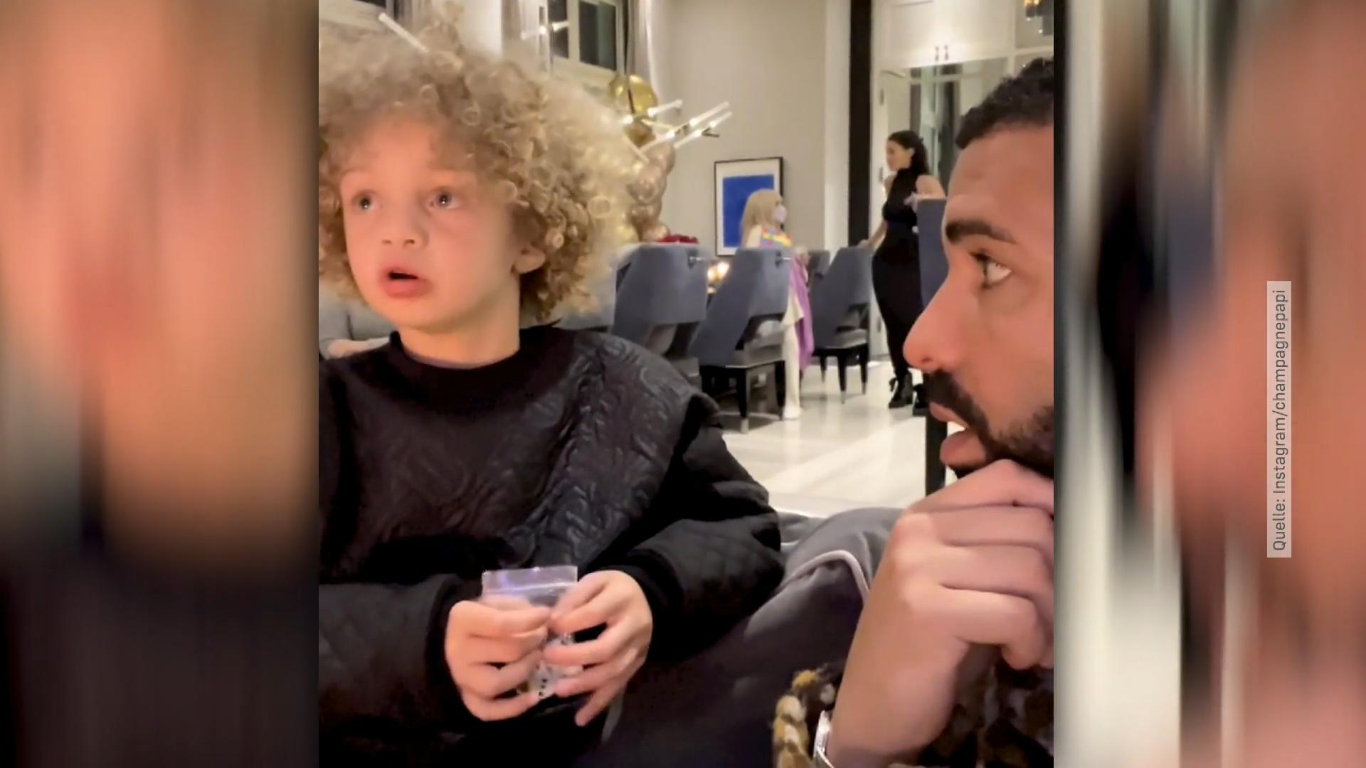 Hier spricht Drakes Sohn Französisch