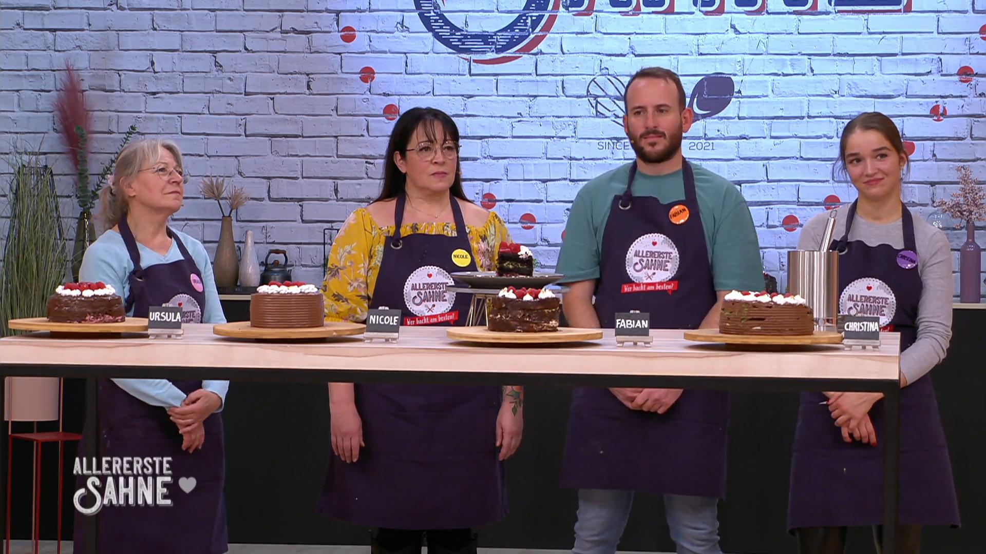 Nicoles Torte ist optisch  perfekt