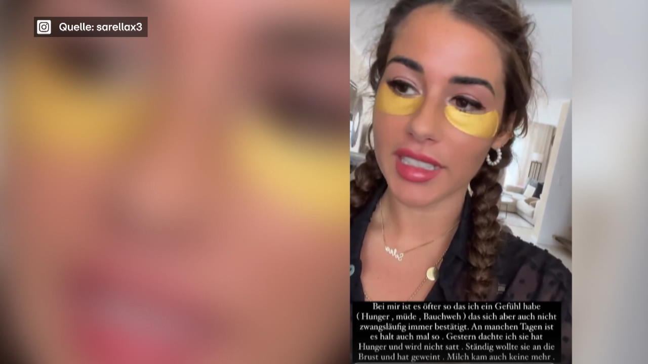 Sarah Engels konnte ihr Tochter nicht beruhigen