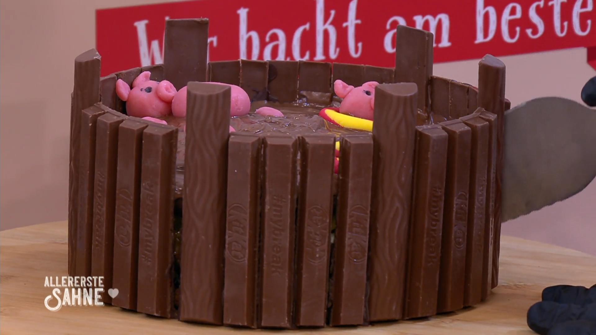 Die "sauleckere" Torte ist eine Herausforderung