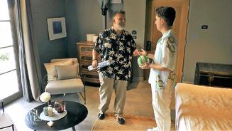 Vater und Sohn auf Liebes-Mission