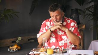 Der Gastgeber greift in die Trickkiste