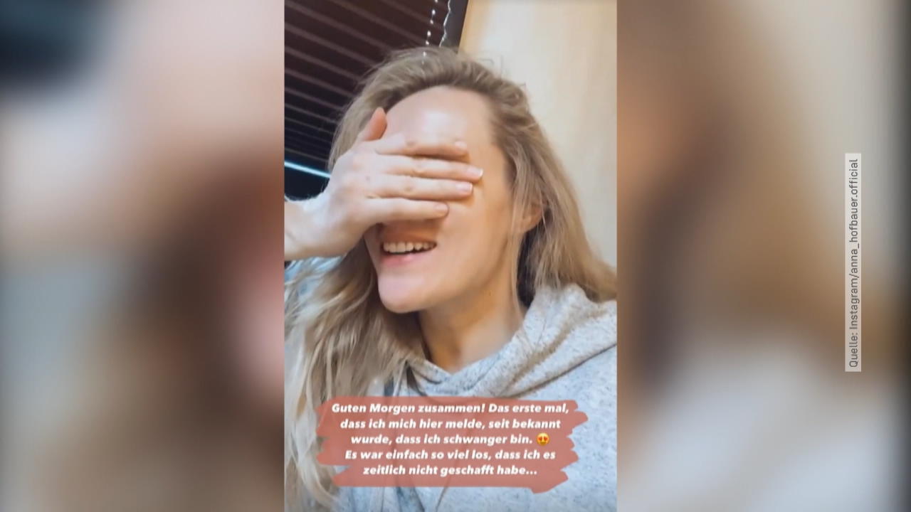 Anna Hofbauer meldet sich nach Schwangerschaftsverkündung