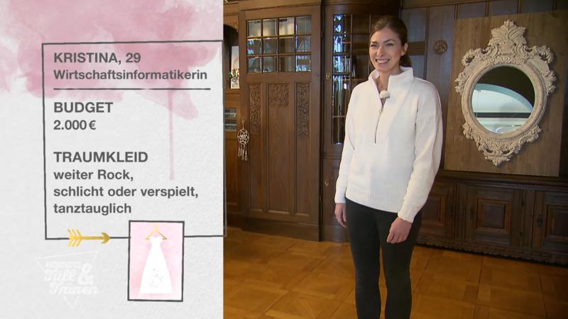 Braut Kristina sucht ein tanztaugliches Brautkleid