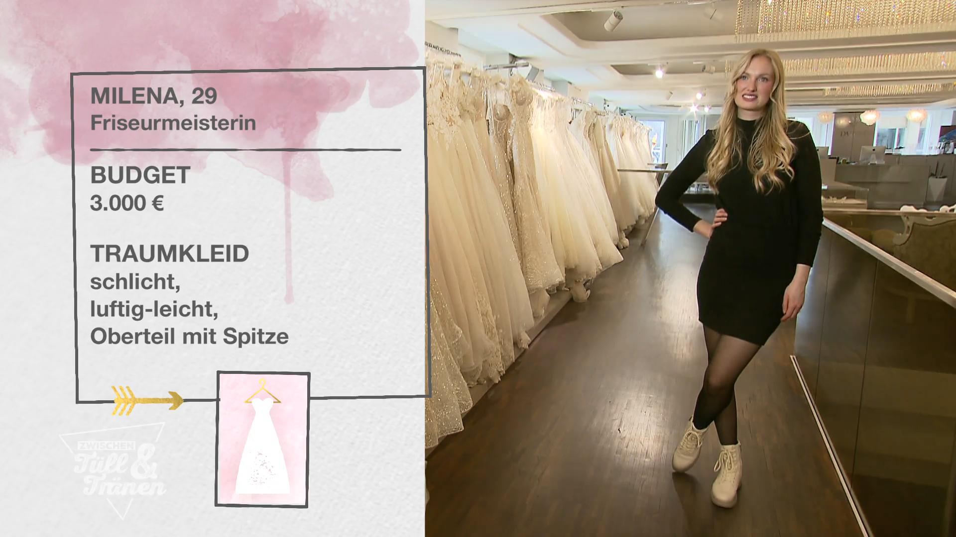 Milena sucht ein Kleid für ihre Toskana-Hochzeit
