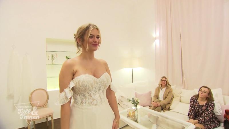 Bei Druck macht die angehende Braut zu