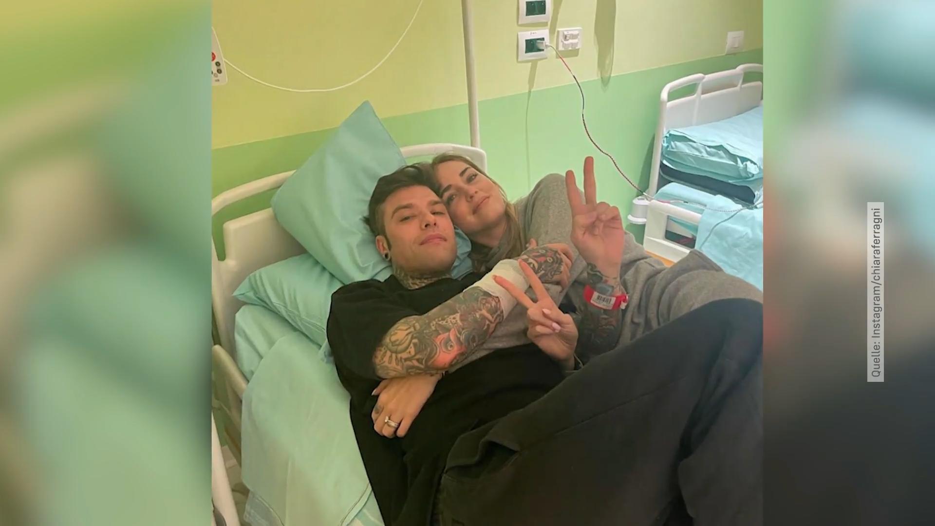 Chiara Ferragnis Mann Fedez: Tumor-OP