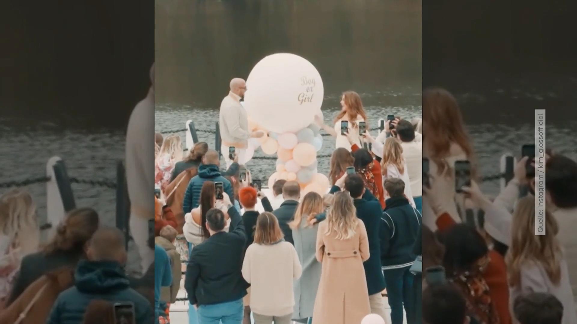 Kim Gloss feiert Gender-Reveal-Party