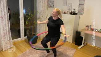 Lisa "hullert" sich die Pfunde runter