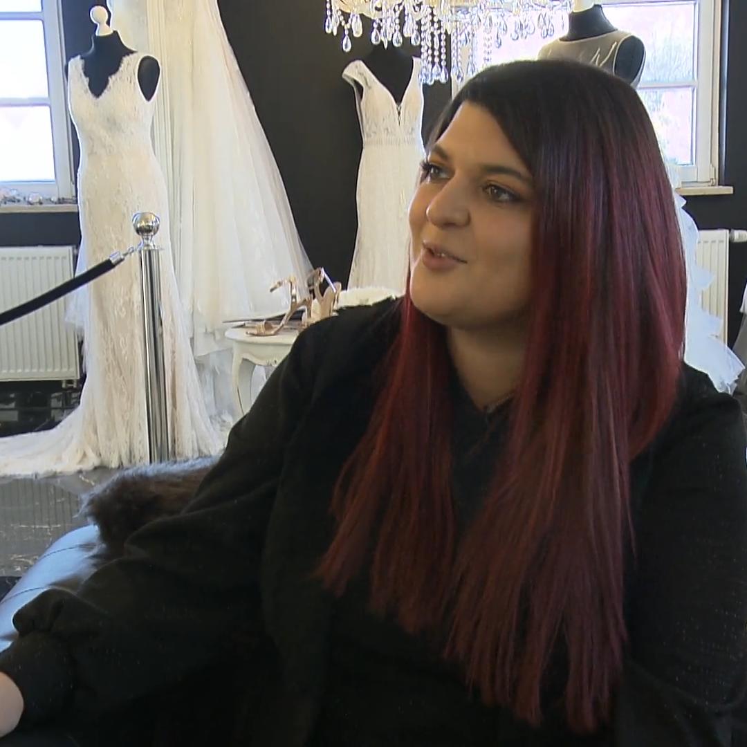 Braut Seniz ist Kleiderfan