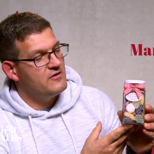 Süße Bonbons für das Date - und das Team