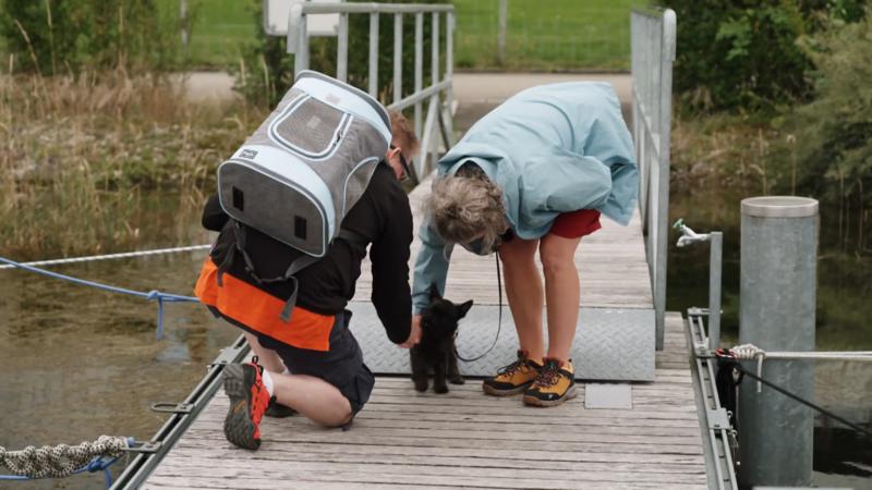 Volles Programm für den kleinen Liu