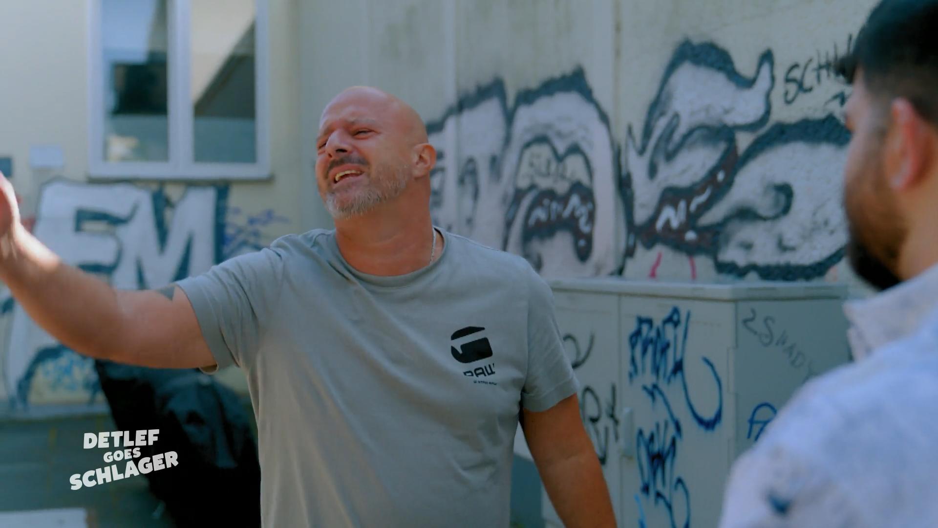 Detlef hatte nur wenig Zeit, um den Text zu lernen