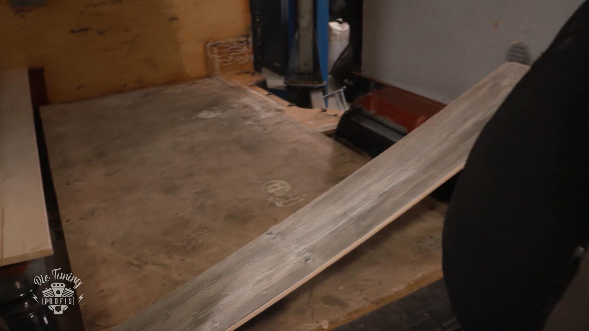 Der Innenraum ist dran