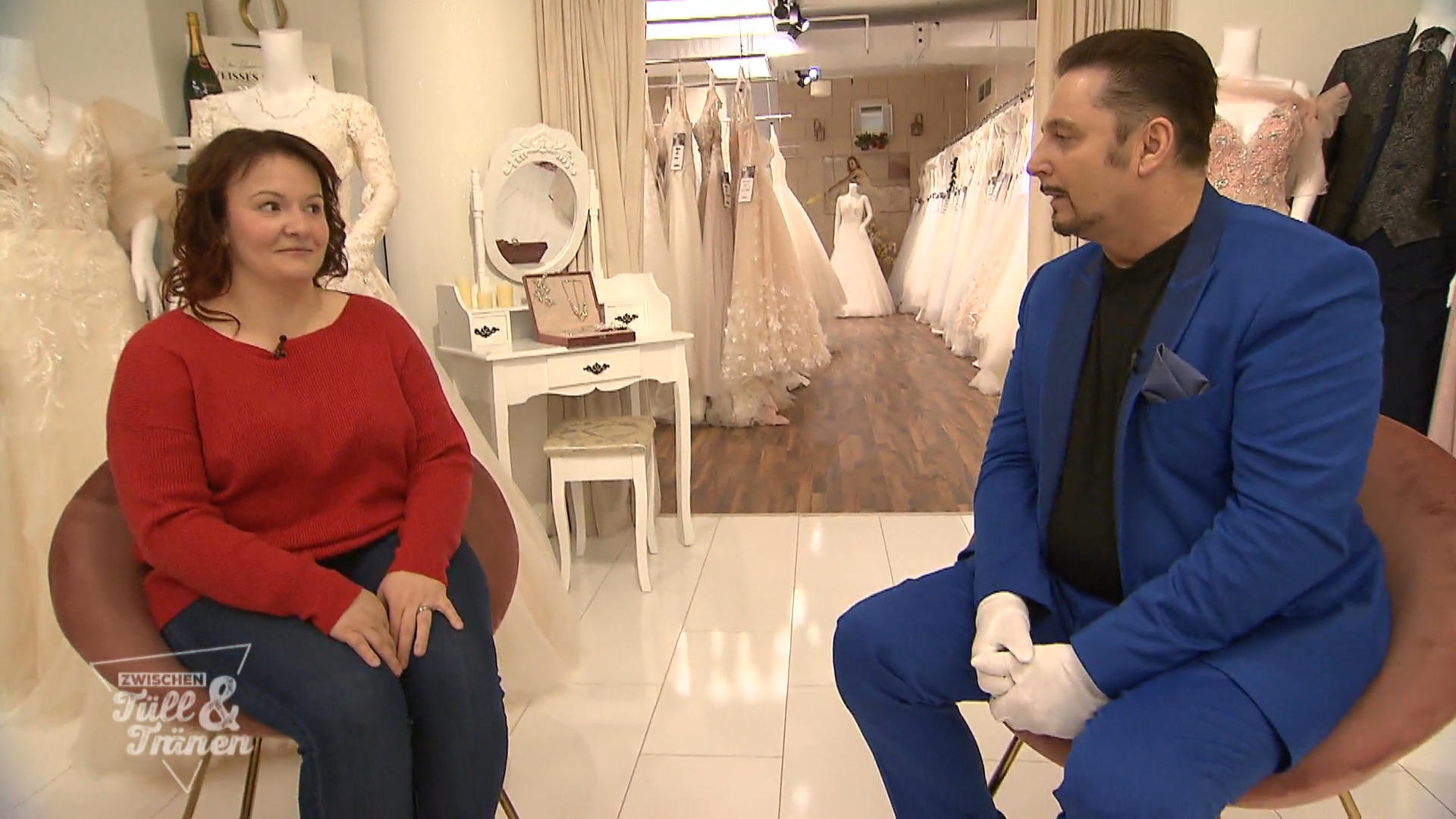 Die Braut hat sich noch keine Gedanken gemacht