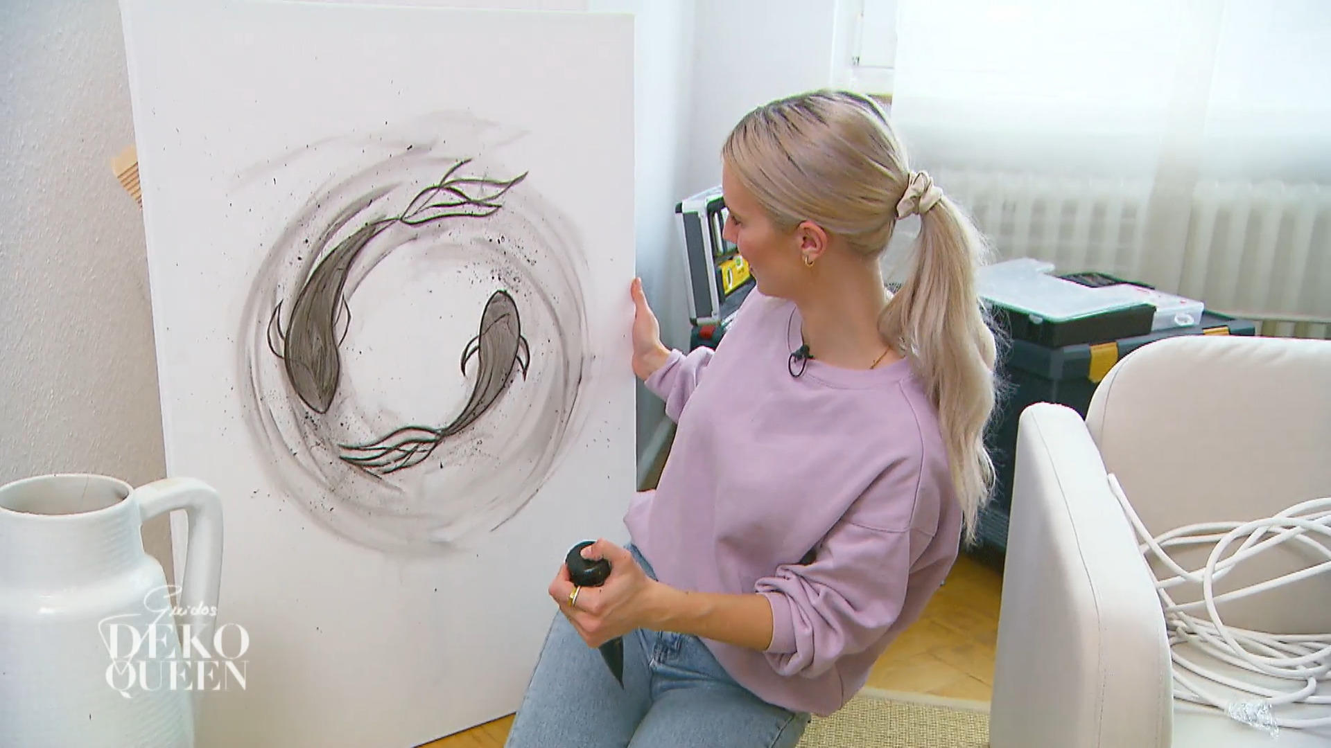 Lillis künstlerisches Talent kommt zum Vorschein